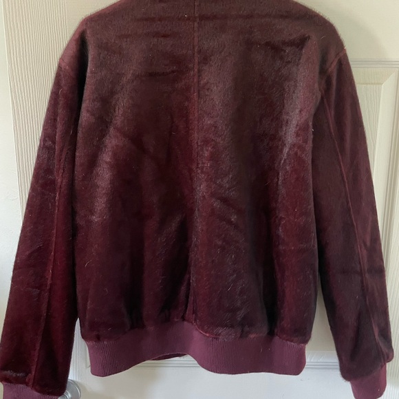 Faux Fur Bomber Jacket - Picture 4 of 5